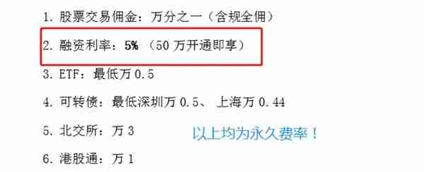 几个融资融券交易策略！内附市场最低费率图表！