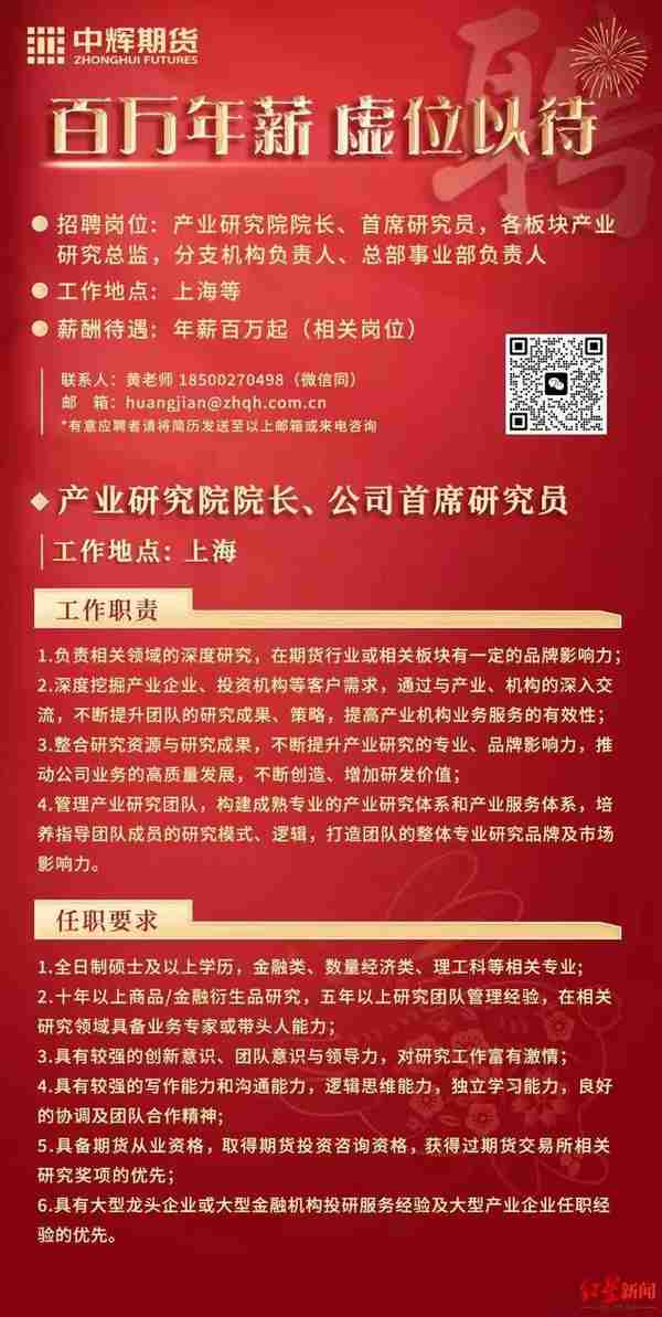 期货公司春招，有的开出百万年薪，有的招聘直播主持