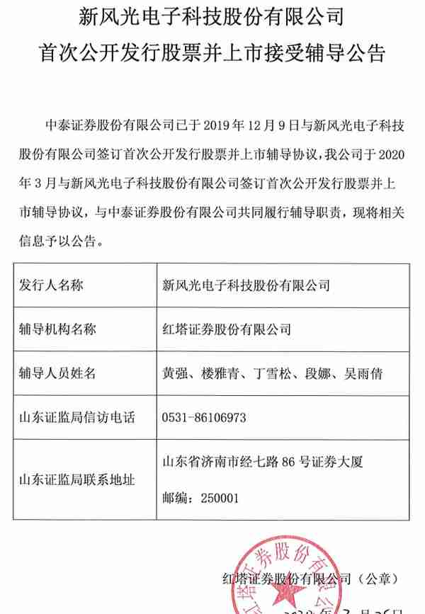 鲁股日报｜新风光电子进入上市辅导期 兖矿集团或将持有4家上市公司