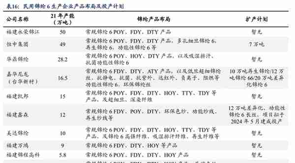 锦纶行业领航者，台华新材：上游技术突破带来发展机遇