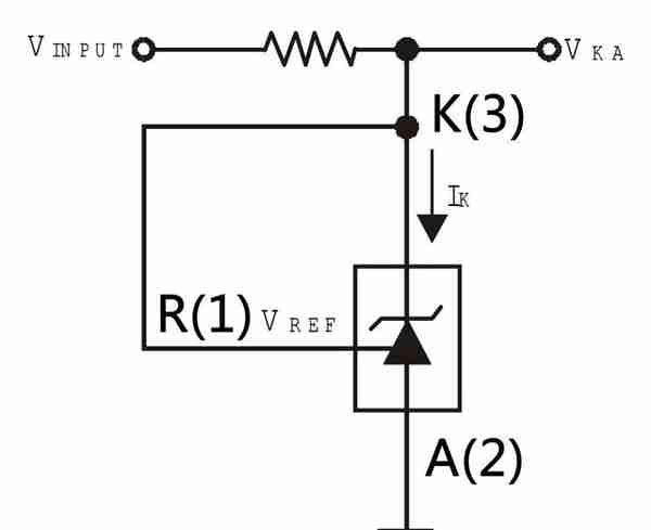 TL431构成的2.5V基准电压源，限流电阻与Ik有什么关系？