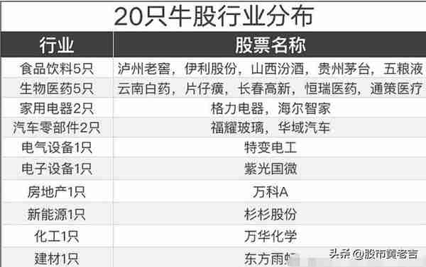 大A股历史上涨幅最高的20只牛股