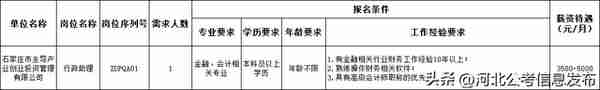 石家庄市主导产业创业投资管理有限公司招聘劳务派遣人员公告