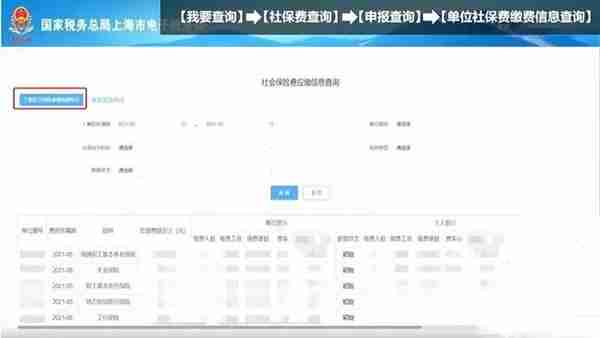 如何在电子税务局查询单位社保费缴费信息？