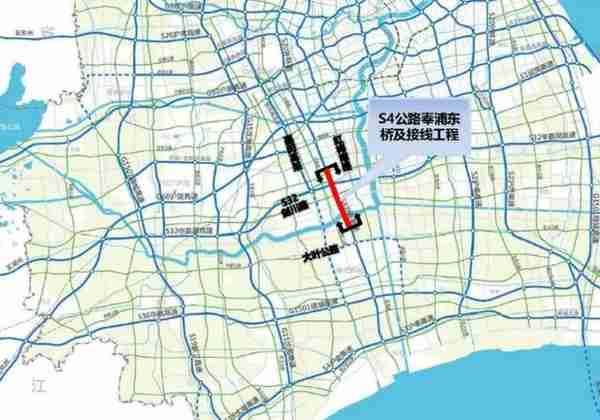 上海越江大桥再添新丁！S4公路奉浦东桥及接线工程来了