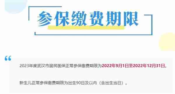 12月31日截止，2023年度城乡居民医保集中参保缴费进入倒计时